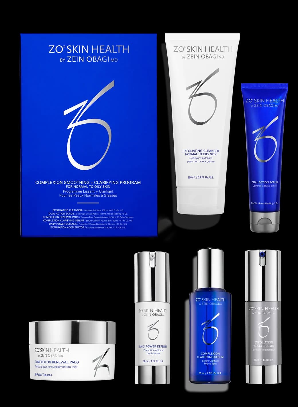 Complexion Smoothing + Clarifying Program — ZO® Skin Health Kits & programmes, available at Dr. Tiurina's practice