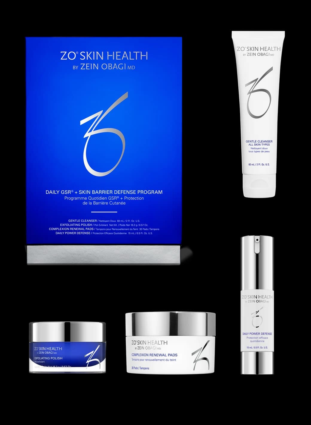 Daily GSR + Skin Barrier Defense Program — ZO® Skin Health Kits & programmes, available at Dr. Tiurina's practice