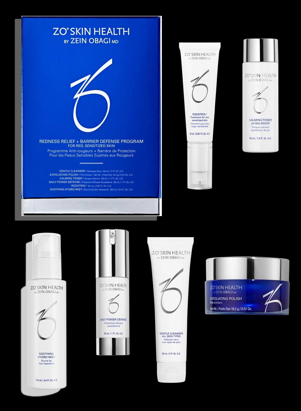 Redness Relief + Barrier Defense Kit — ZO® Skin Health Kits & programmes, available at Dr. Tiurina's practice