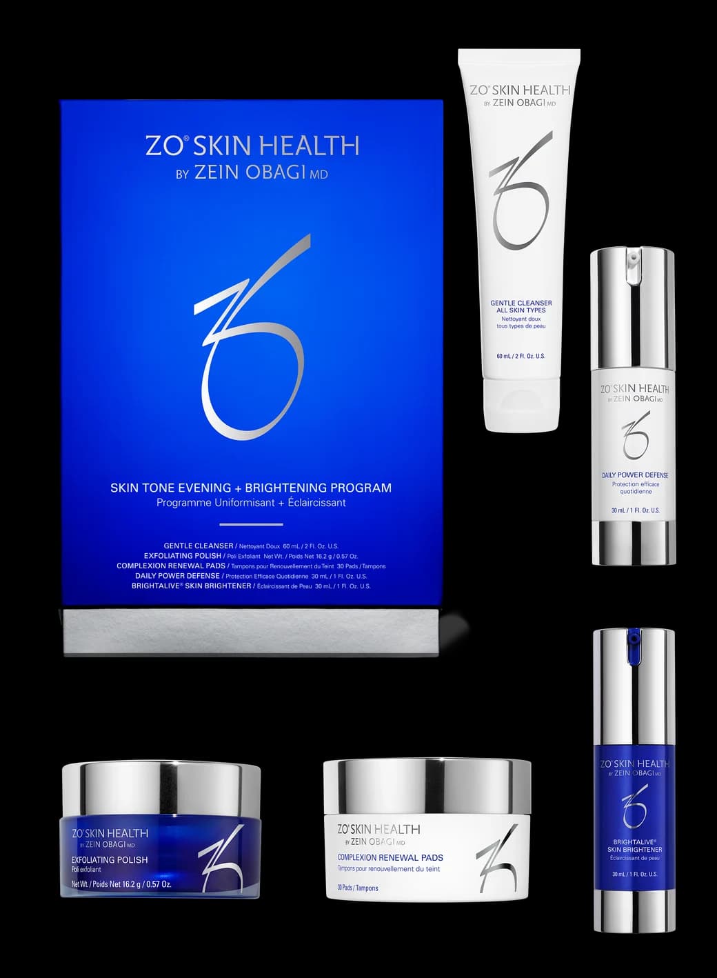 Skin Tone Evening + Brightening Program — ZO® Skin Health Kits & programmes, available at Dr. Tiurina's practice